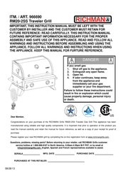 Richman RM20-2SS Manual