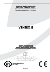 Dru Venteo E Installation And Service Manual