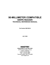Magtek 99831083-5 Technical Reference Manual