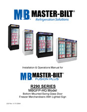 Master Bilt R290 SERIES Installation & Operation Manual