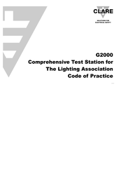 clare G2000 Operator's Manual