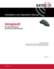 GatesAir Intraplex MA-413 Installation And Operation Manual