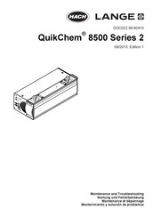 Hach Lange QuikChem 8500 2 Series Maintenance And Troubleshooting Manual
