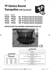 TP Toys active fun TP Series Instructions For Assembly Maintenance And Use