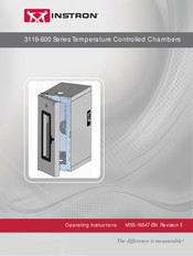 Instron 3119-600 Series Operating Instructions Manual