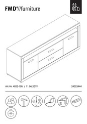 FMD Furniture 4023-105 Assembly Instructions Manual