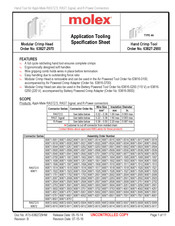 molex 63827-2970 Specification Sheet
