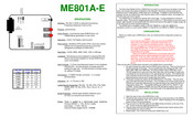 Black Box ME801A-E Quick Start Manual