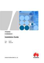 Huawei V100R008C01 Installation Manual