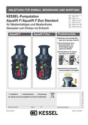 Kessel Aqualift F Installation And Operating Manual