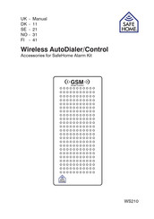 SAFE HOME WS210 Manual