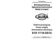 Calira EVS 17/07-DS/IU Operating Instructions Manual