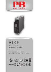 PR electronics 9203-002 Safety Manual