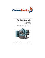 CleaverBrooks ProFire LND 175 P Installation, Operation, Service, And Parts Manual