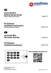 Westfalia Automotive Autocode-Mini Original Operating Instructions