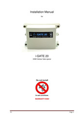 AES i-GATE 20 Installation Manual
