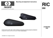 Record RIC 290 Mounting And Adjustment Instructions