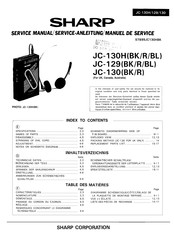 Sharp JC-130HBK Service Manual
