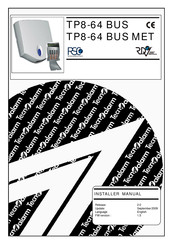 Tecnoalarm TP8-64 BUS Installer Manual