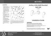 METHVEN Aroha 01-9342 Installation Manual