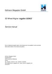 Hofmann Megaplan megaline SSENCE Series Service Manual
