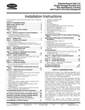 Carrier 48LC 07 Installation Instructions Manual