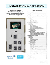 Johnson Controls Premier Series Installation & Operation Manual