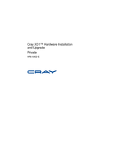 Cray XD1 Hardware Installation And Upgrade