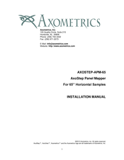 Axometrics AXOSTEP-APM-65 Installation Manual