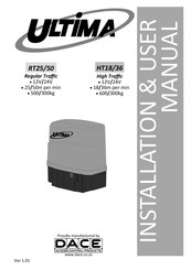 DACE RT25/50 Installation & User Manual