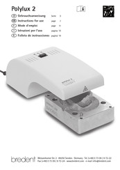 bredent Polylux 2 Instructions For Use Manual