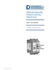 Duplomatic Oleodinamica EWM-SP-DAD/20E-PN Startup Manual