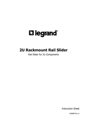 LEGRAND 2U Instruction Sheet