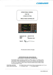 COBHAM CH150-14 Operational Manual