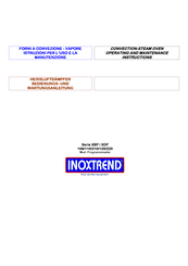 Inoxtrend XDP Series Operating And Maintenance Instructions Manual