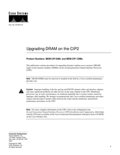 Cisco MEM-CIP-128M Manual