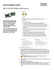 Ibm N2215 Quick Installation Manual