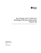 Sun Microsystems StorEdge 6120 Manual