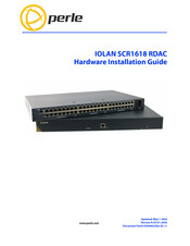 Perle IOLAN SCR1618 RDAC Hardware Installation Manual