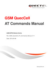 Quectel GSM/GPRS Module Series Command Manual