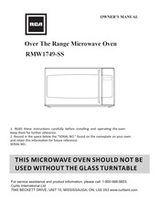 Rca RMW1749-SS Owner's Manual