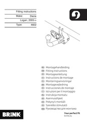 Brink 4602 Fitting Instructions Manual