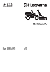 Husqvarna R 322TX AWD Operator's Manual