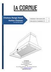 La Cornue Chateau 110 60Hz Installation Instructions Manual