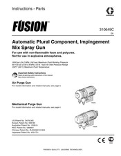 Graco Fusion 248377 Instructions - Parts Manual