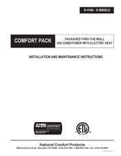 National Comfort Products COMFORT PACK D Series Installation And Maintenance Instructions Manual