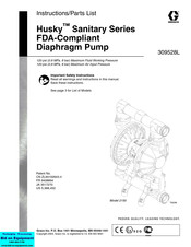 Graco Husky 1040 FDA Instructions-Parts List Manual