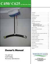Waverley Glen C625 Owner's Manual