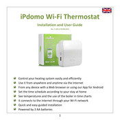 iPdomo Wi-Fi Thermostat Installation And User Manual