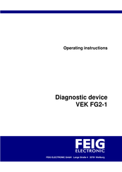 Feig Electronic VEK FG2 Series Operating Instructions Manual